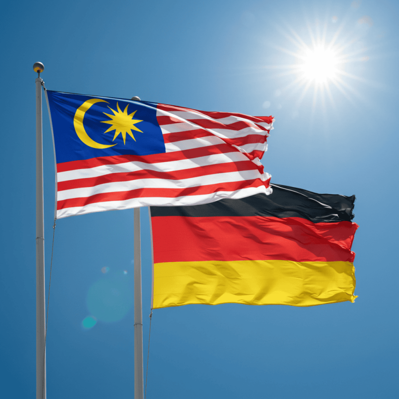 Malaysian German Flag